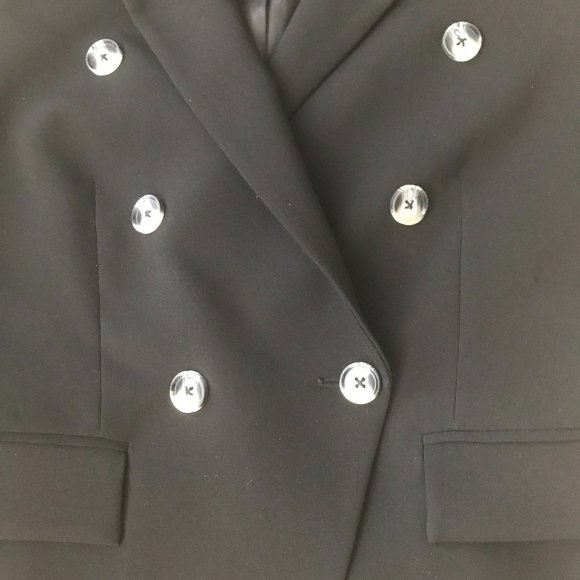 Simons - Contemporaine Balmain Style Double Breasted Blazer - Picture 8 of 16